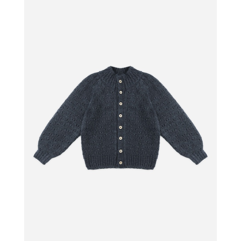 Tulip Cardigan || Navy|0-3M|3-6M|6-12M|12-18M|18-24M|2-3Y|4-5Y|6-7Y|8-9Y