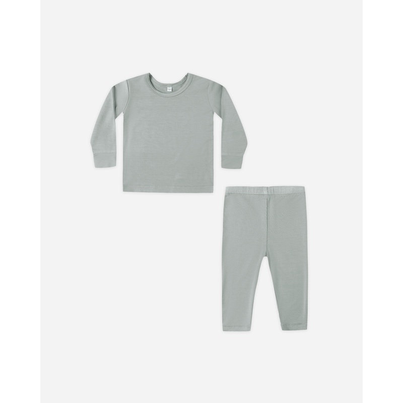 Bamboo Pajama Set || Steel Blue