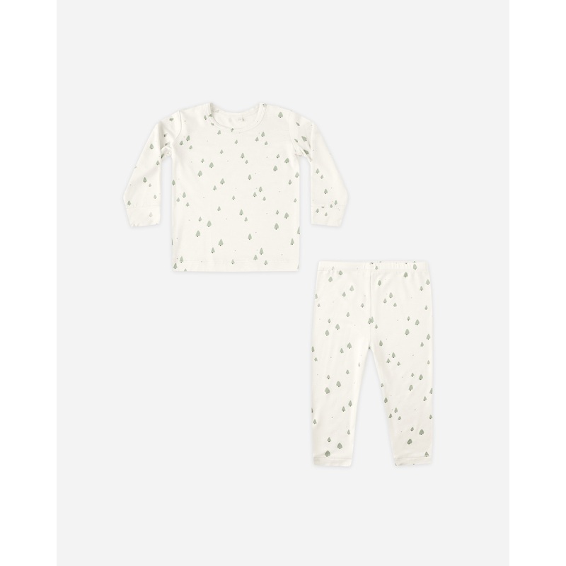 Bamboo Pajama Set || Trees|0-3M|3-6M|6-12M|12-18M|18-24M|2-3Y|4-5Y