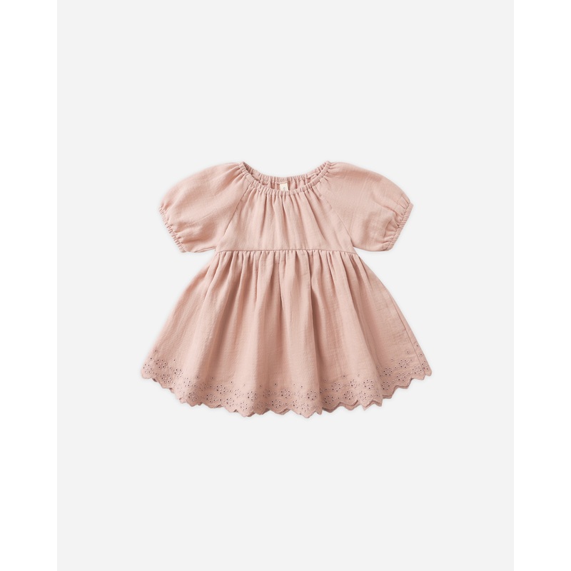 Bella Dress || Rose|0-3M|3-6M|6-12M|12-18M|18-24M|2-3Y|4-5Y