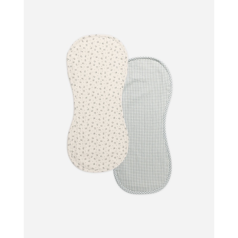 Burp Cloth, 2 Pack  || Bluebell, Blue Gingham