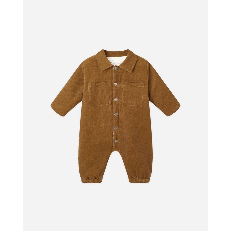 Cord Baby Jumpsuit || Golden|3-6M|6-12M|12-18M|18-24M