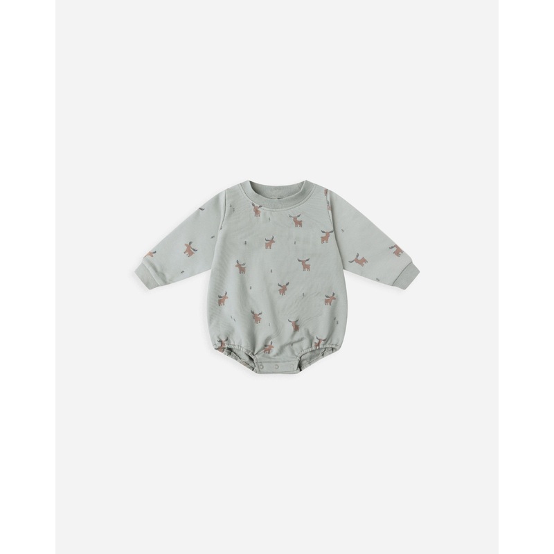 Crewneck Bubble Romper || Moose