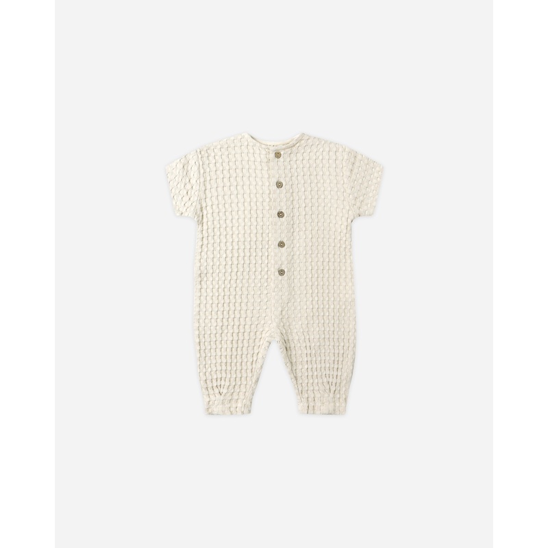 Hayes Jumpsuit || Natural|0-3M|3-6M|6-12M|12-18M|18-24M|2-3Y|4-5Y