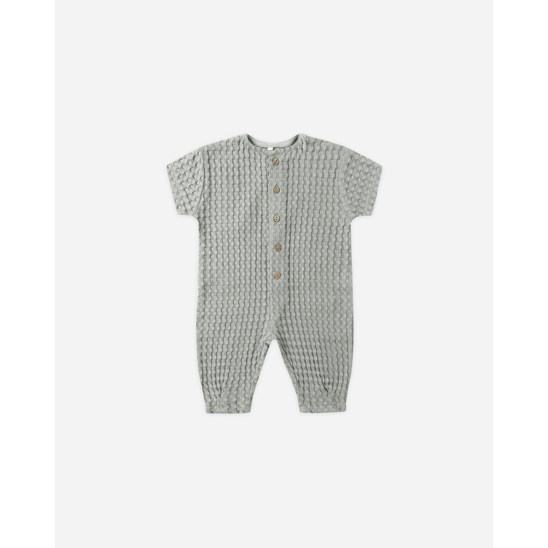 Hayes Jumpsuit || Steel Blue|0-3M|3-6M|6-12M|12-18M|18-24M|2-3Y|4-5Y