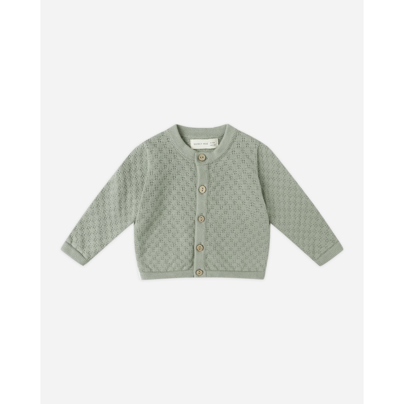 Knit Cardigan || Fern|0-3M|3-6M|6-12M|12-18M|18-24M|2-3Y|4-5Y