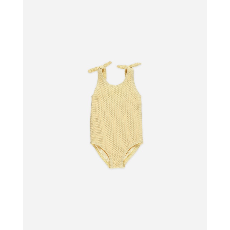 Millie One-Piece || Yellow Crochet