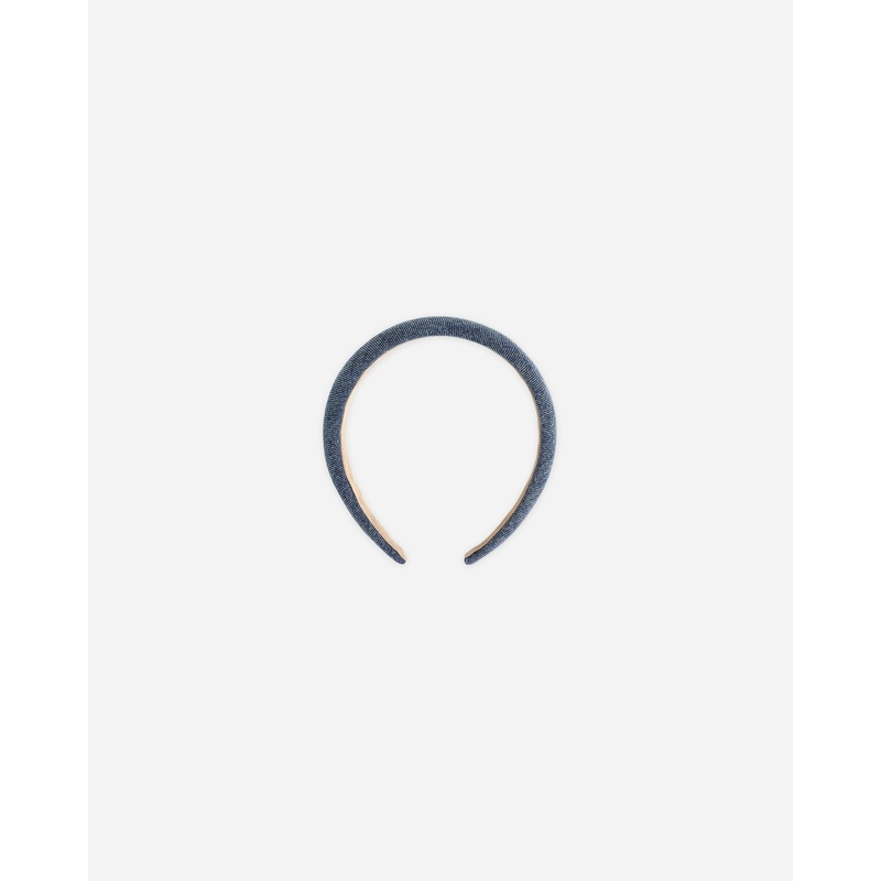 Padded Headband | Indigo Denim