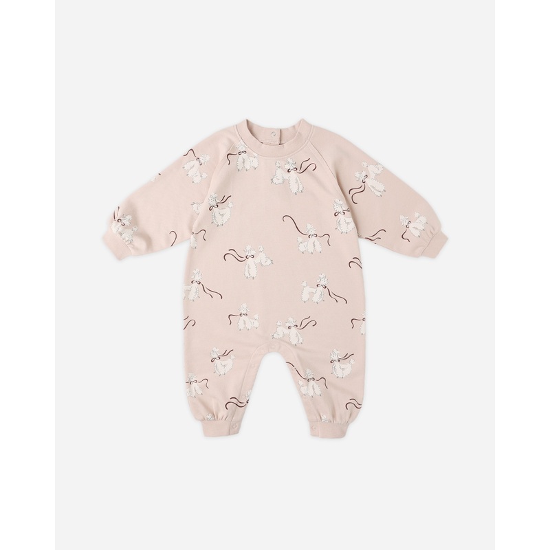 Raglan Jumpsuit || Poodles|0-3M|3-6M|6-12M|12-18M|18-24M|2-3Y