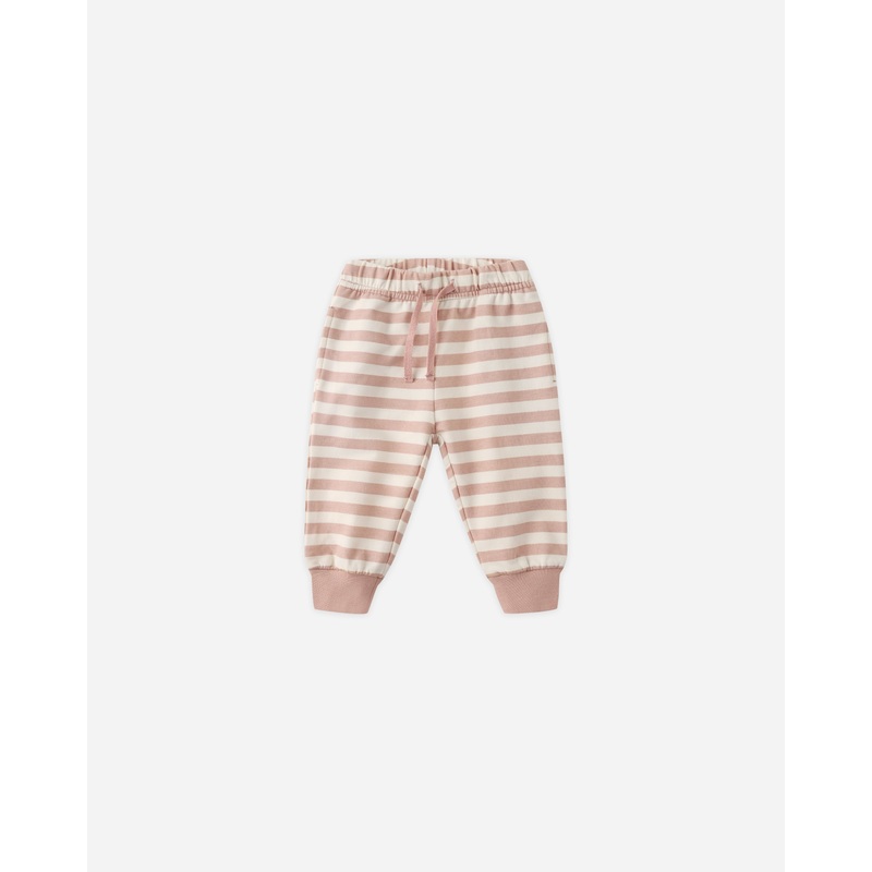 Relaxed Sweatpant || Pink Stripe