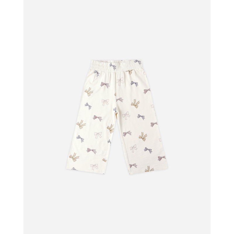 Wide Leg Pant || Bows|12-18M|18-24M|2-3Y|4-5Y|6-7Y|8-9Y