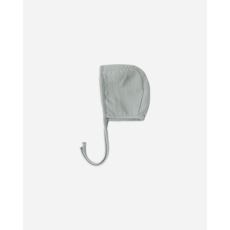 Woven Baby Bonnet || Steel Blue