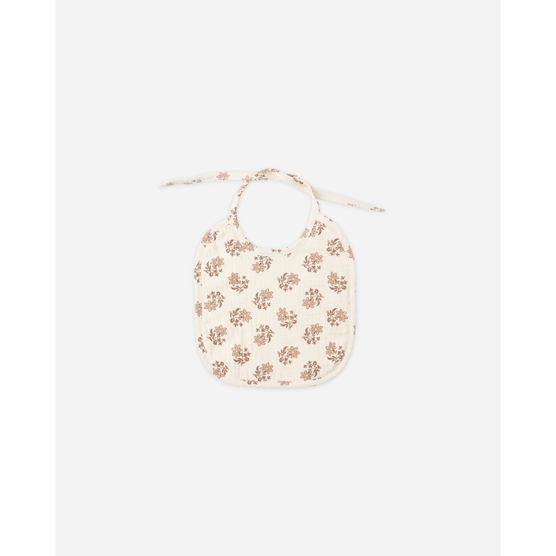 Woven Tie Bib || Daylily|OS