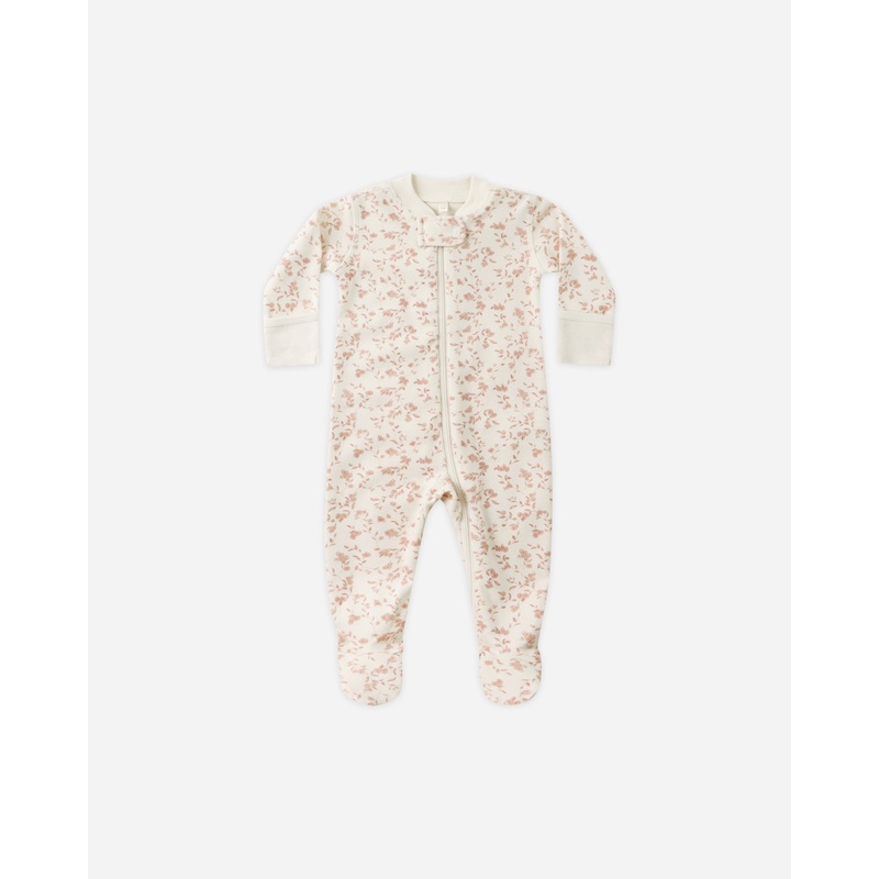 Zip Long Sleeve Sleeper Footie || French Garden