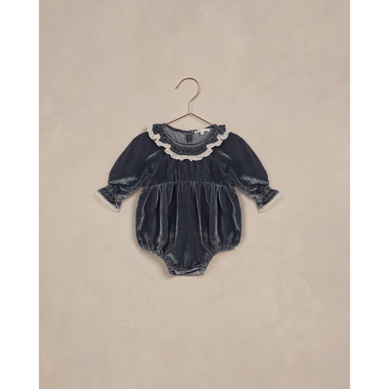 Adeline Romper || Midnight|Color|3M|6M|12M|18M