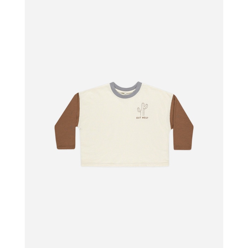 Camden Long Sleeve Tee || Color Block