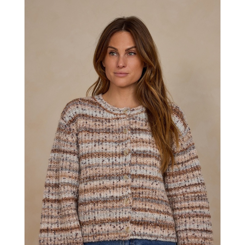 Cheyenne Cardigan | Blue Multi-Stripe