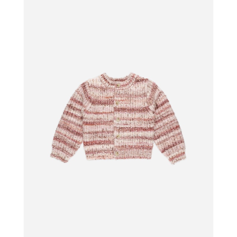 Cheyenne Cardigan || Pink Multi Stripe