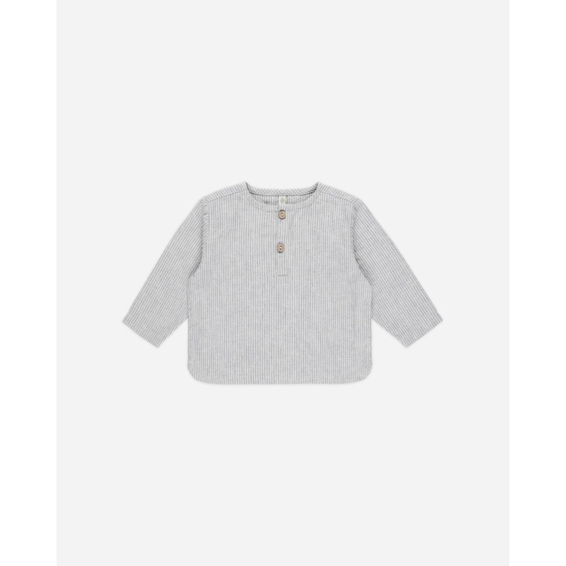 Cody Shirt || Blue Micro Stripe