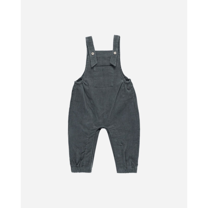 Corduroy Baby Overalls || Indigo