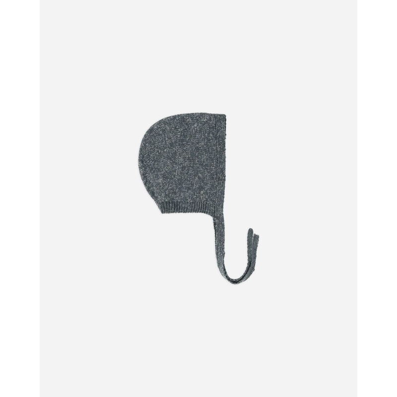 Knit Bonnet || Heathered Indigo