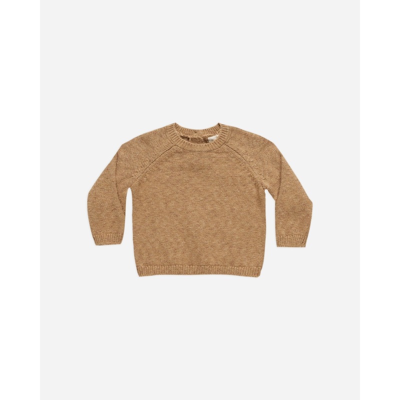 Knit Sweater || Speckled Golden
