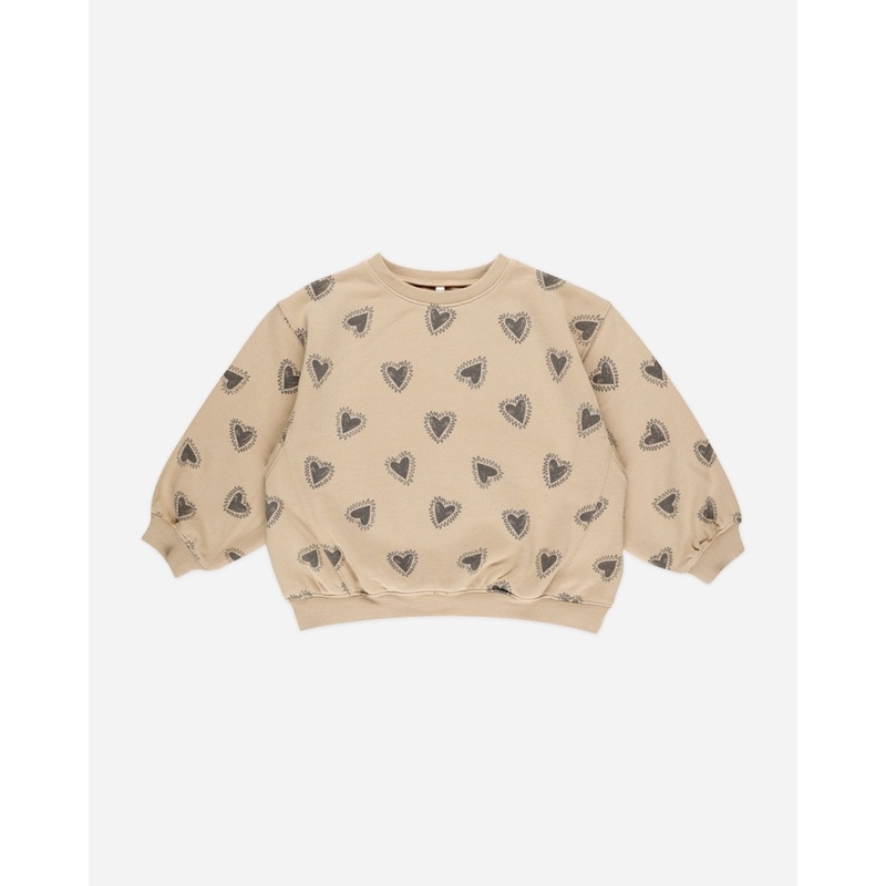 Oversized Sweatshirt || Hearts