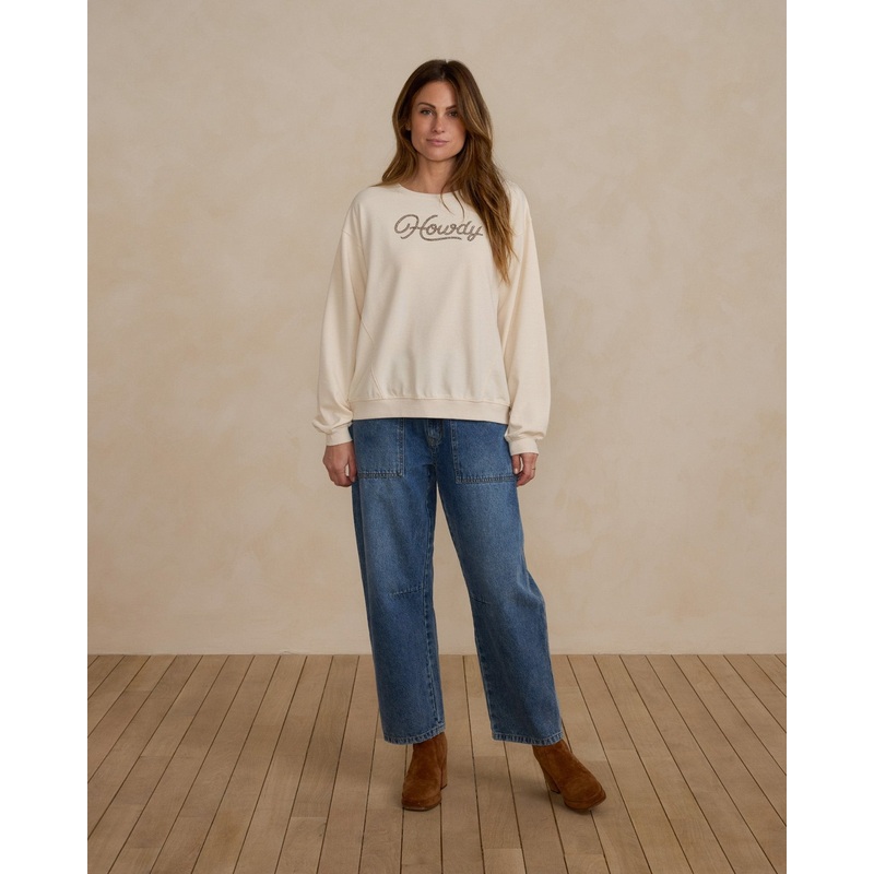 Oversized Sweatshirt | Howdy|Color|XS|S|M|L|XL