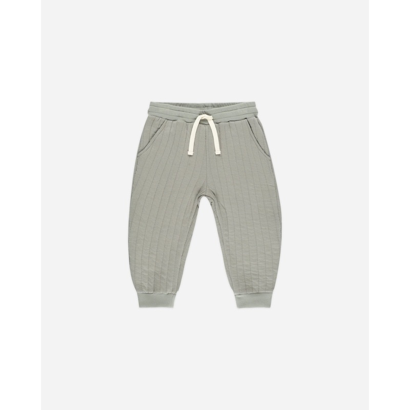 Quilted Pant || Laurel|Color|3-6M|6-12M|12-18M|18-24M|2-3Y|4-5Y|6-7Y|8-9Y|10-12Y