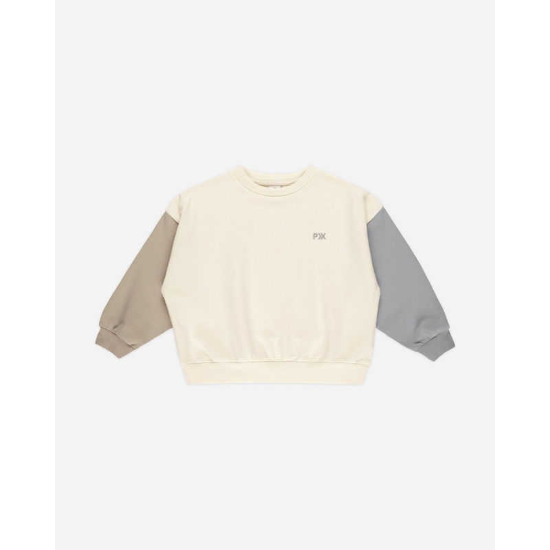 Relaxed Sweatshirt | Color Block