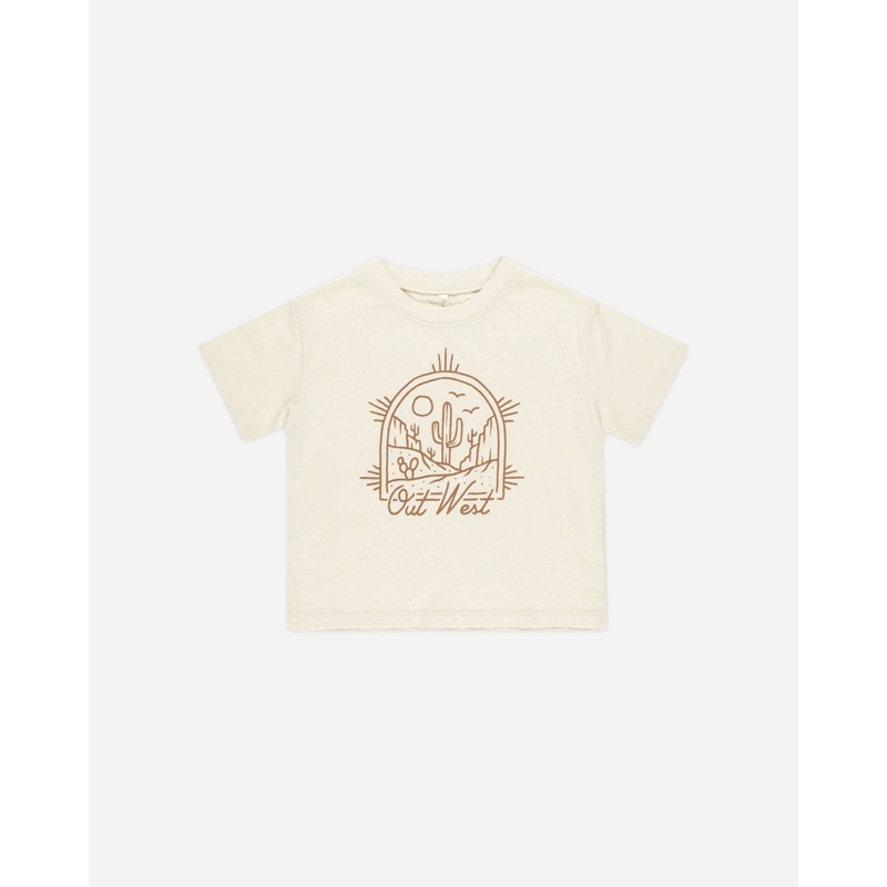 Relaxed Tee || Out West|Color|3-6M|6-12M|12-18M|18-24M|2-3Y|4-5Y|6-7Y|8-9Y|10-12Y