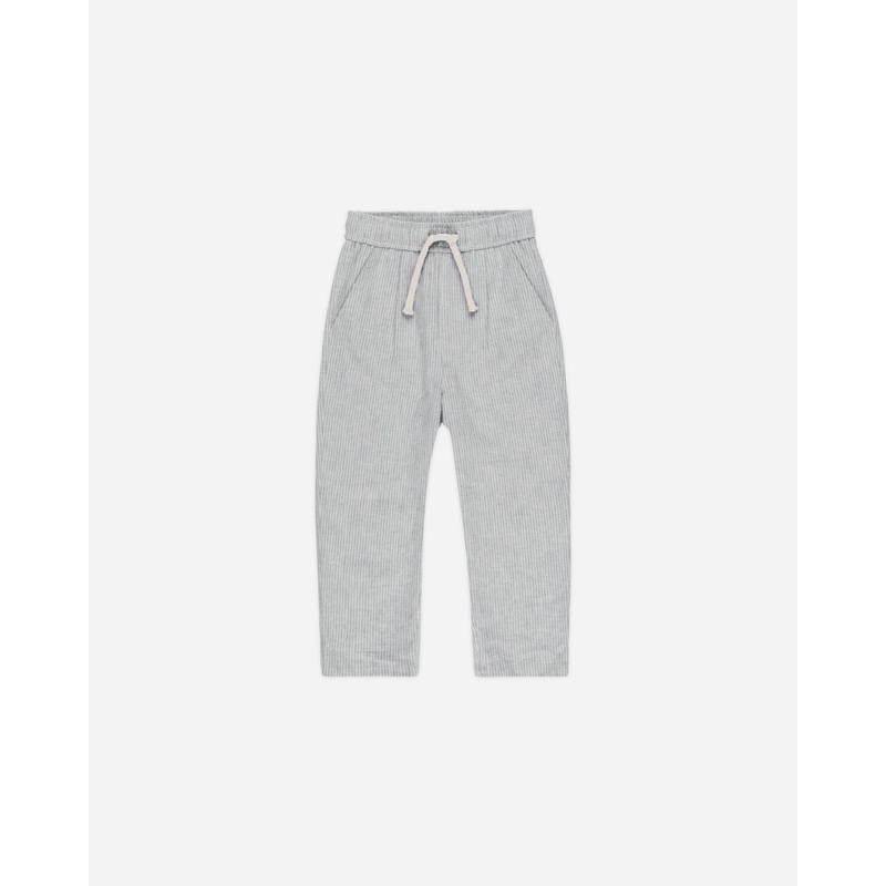 Ryder Pant || Blue Micro Stripe