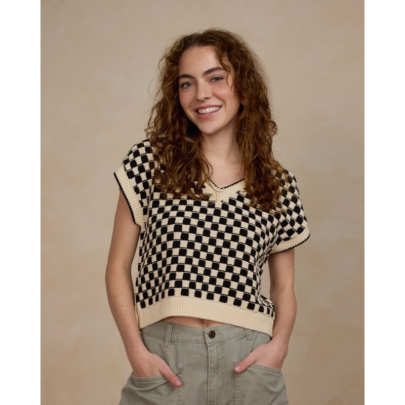 Sweater Vest | Check|Color|XS|S|M|L|XL