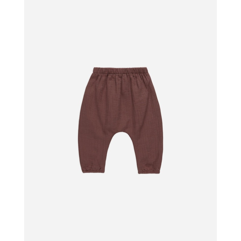 Woven Pant || Plum|Color|0-3M|3-6M|6-12M|12-18M|18-24M|2-3Y