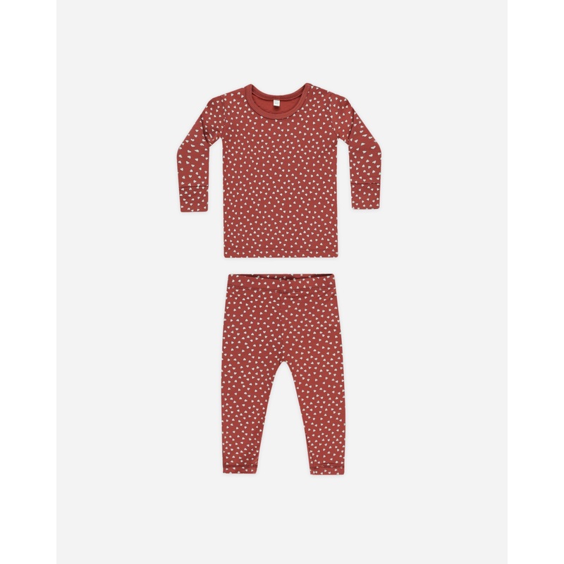 Bamboo Pajama Set || Tiny Hearts