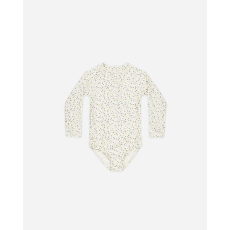 Delphine Rashguard One-Piece || Lemons