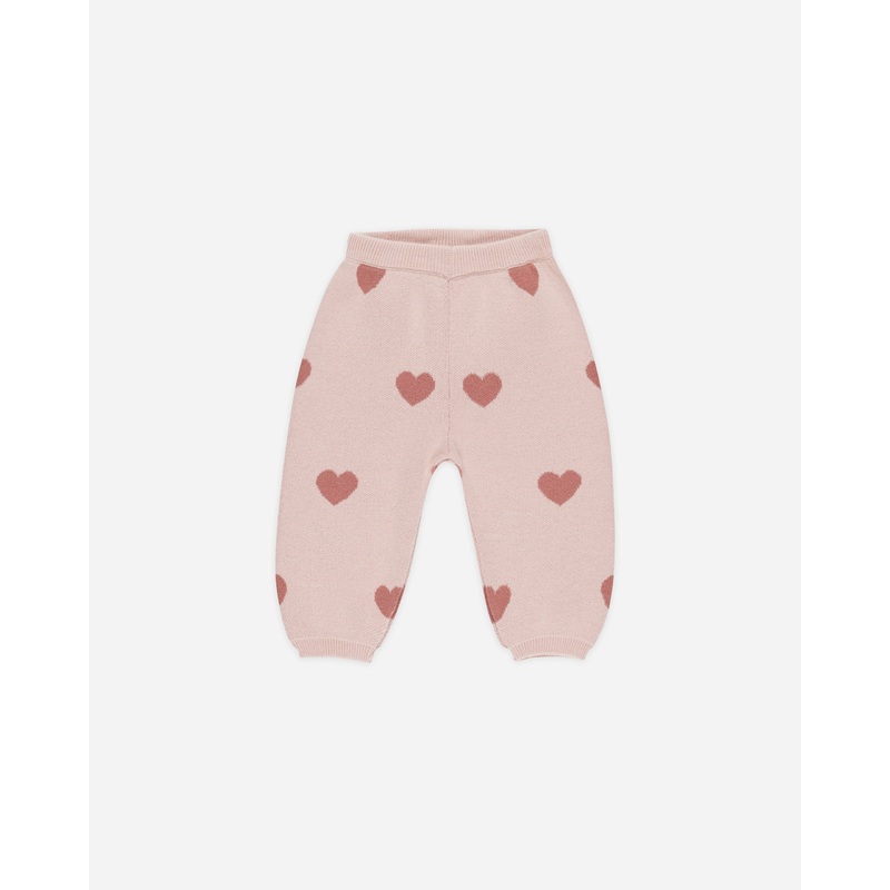 Heart Knit Pants || Bubblegum|Color|0-3M|3-6M|6-12M|12-18M|18-24M|2-3Y|4-5Y