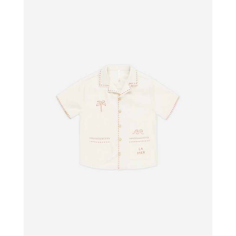Lapel Collar Shirt || La Mer|2-3Y|4-5Y|6-7Y|8-9Y
