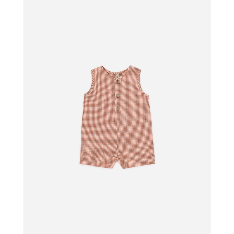 Maverick Romper || Poppy Gingham