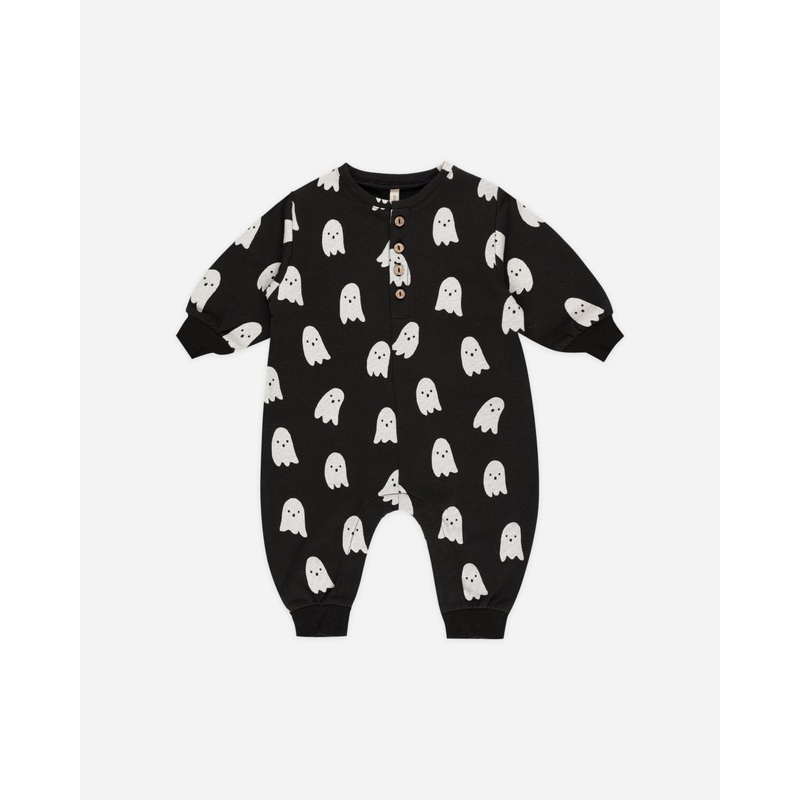 Relaxed Fleece Jumpsuit || Ghosts