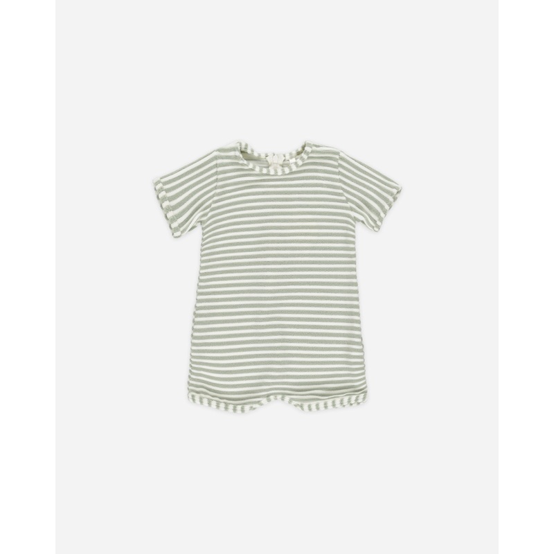 Shorty One-Piece || Sage Stripe
