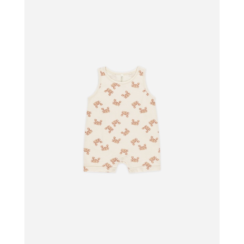 Sleeveless One-Piece || Crabs|0-3M|3-6M|6-12M|12-18M|18-24M|2-3Y