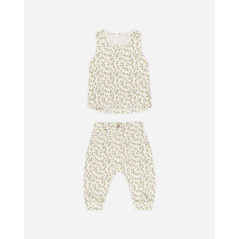 Tank + Slouch Pant Set || Lemons