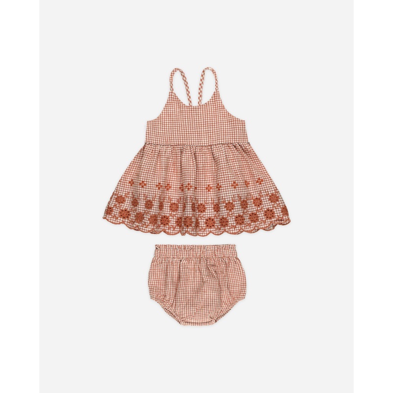 Zenni Set || Poppy Gingham|0-3M|3-6M|6-12M|12-18M|18-24M|2-3Y