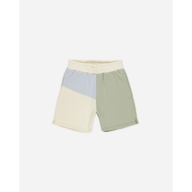 Boxing Short || Sage Color Block