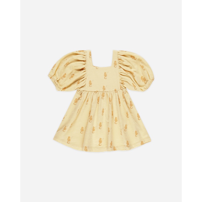 Brea Dress || Seahorses|3-6M|6-12M|12-18M|18-24M|2-3Y|4-5Y|6-7Y|8-9Y