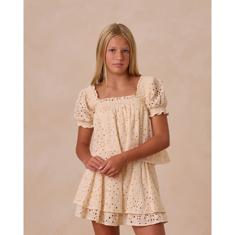 Milan Blouse || Natural**|10Y|12Y|14Y|16Y