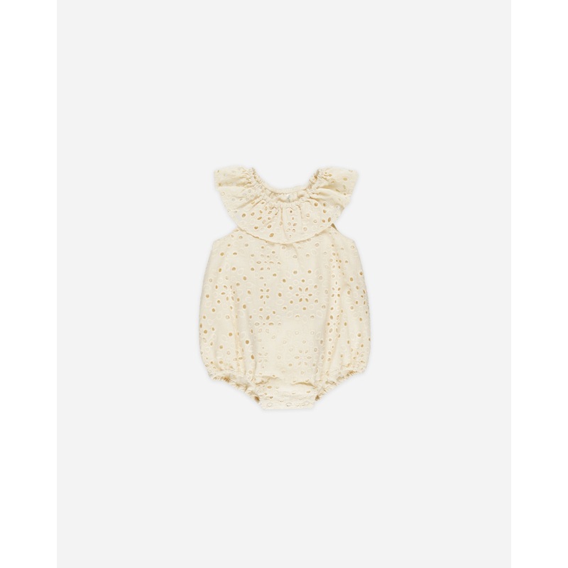 Myla Romper || Natural|3-6M|6-12M|12-18M|18-24M|2-3Y
