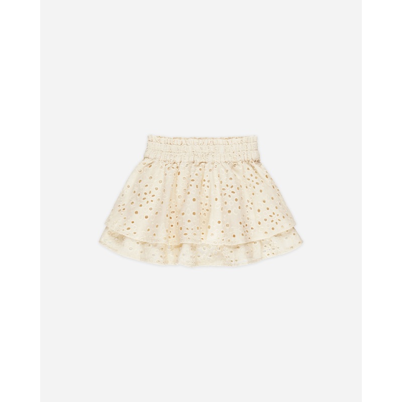 Rose Mini Skirt || Natural*|2-3Y|4-5Y|6-7Y|8-9Y