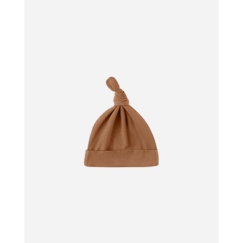 Bamboo Knotted Baby Hat || Cedar